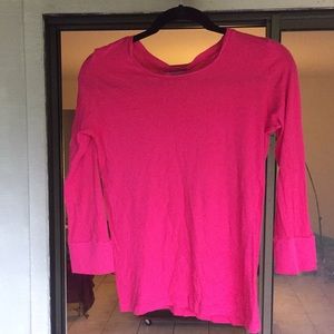 Pink C&C California 3/4 sleeved tee shirt